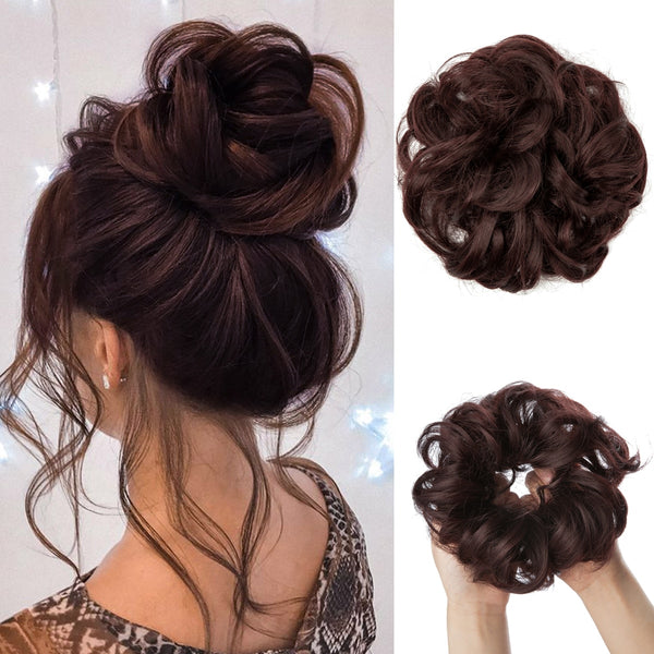 Extensions de chignon en cheveux synthétiques