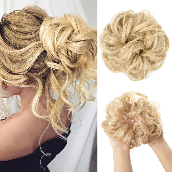 Extensions de chignon en cheveux synthétiques