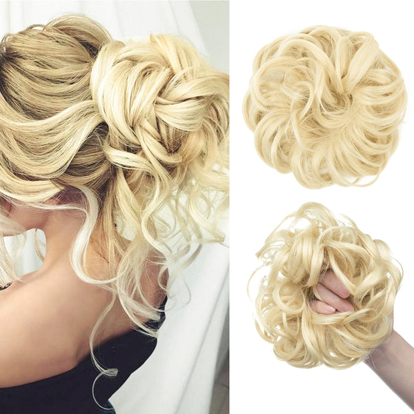 Extensions de chignon en cheveux synthétiques