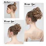 Extensions de chignon en cheveux synthétiques