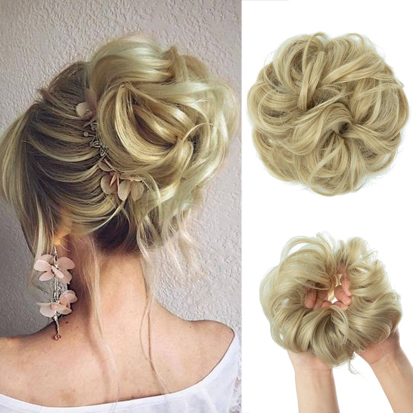 Extensions de chignon en cheveux synthétiques