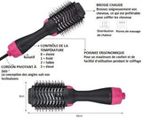 Sèche-cheveux et brosse volumisante 3 en 1